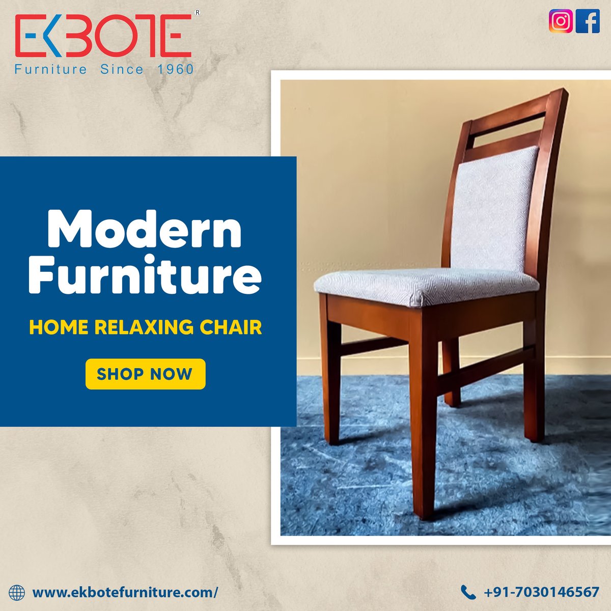 Strong, sturdy and comfortable.

Check our dining chair collection here, ekbotefurniture.com/collections/di…

#ekbotefurniture #woodenchair #diningchairs #woodendiningchair