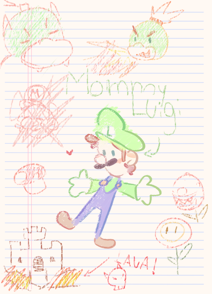 Junior's drawings

#bowigi #LuigiXBowser #Luigi #bowser