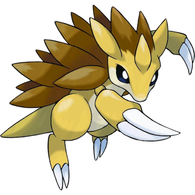 truepokemonfact's tweet photo. Sandslash (Ground Type) has a base Sp. Attack stat of 45 and can even see Javi has gone to the dark side. #pokemon https://t.co/cgQZekbE3h