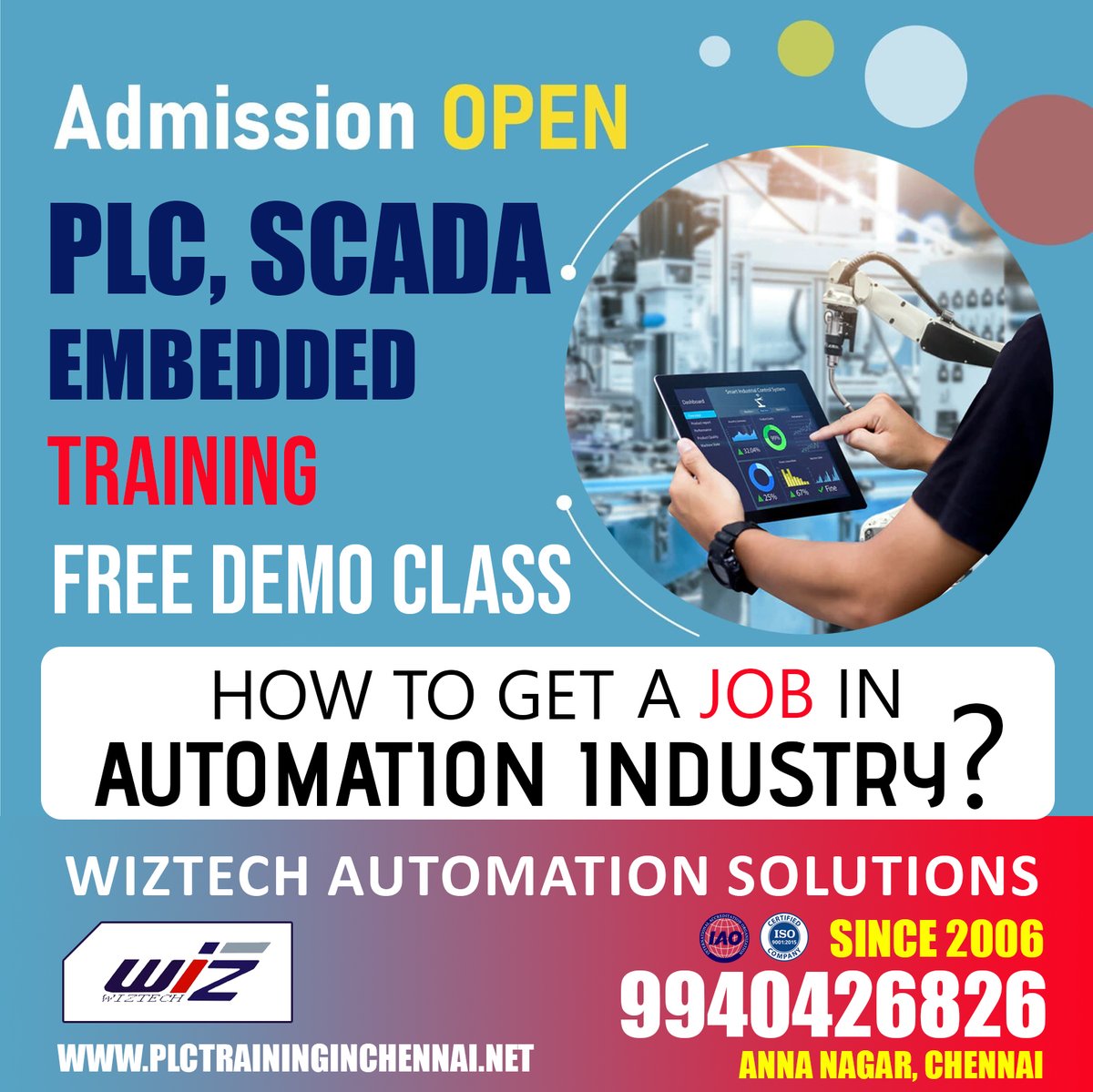BEST PLC TRAINING CENTER IN CHENNAI:

#ARM #PIC .. #STM32 #RASPBERRYPI #ARDUINO
#EMBEDDEDC #8051 #ARM #ARDUINO #RASPBERRYPI #AVR #PIC #STM32 #EMBEDDEDSYSTEM #MICROCONTROLLERS #PROJECTCENTER #BESTPROJECT #LOWCOST #TRAINING #REALTIMEPROJECTS #ADVANCEDPROJECTS #PLC