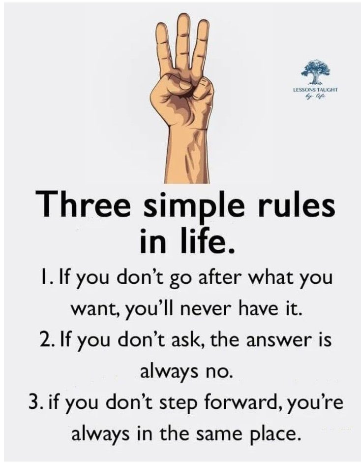 JDMindSetMatch's tweet image. This is so true and can be applied in so many different ways. #3Rules
