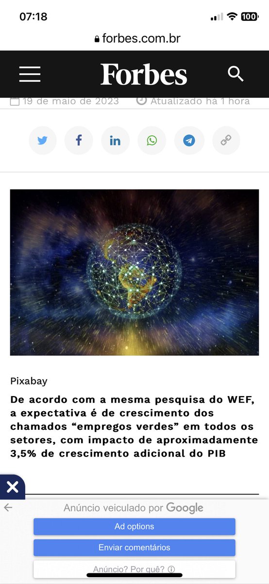 Cugnier_Global's tweet photo. Tecnologias verdes estão entre os destaques do levantamento O Futuro do Trabalho, realizado pelo Fórum Econômico Mundial (WEF) em parceria com a Fundação Dom Cabral (FDC), que mostra 10 tendências para os próximos cinco anos.

Leia mais em: https://t.co/N7NtcwzjUT https://t.co/GDdTLTdua3