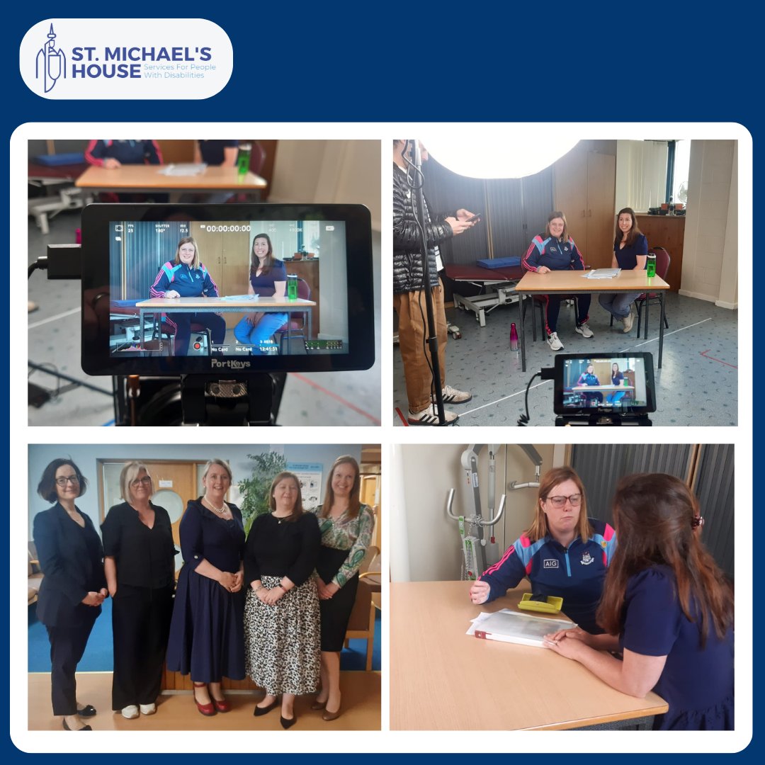 StMichaelsHouse's tweet photo. This week. St. Michael's House took part in recording a training video for the HSE on the new Assisted Decision Making Act. Mary and Tara had a great time filming!
#SMH #SMHValues #ADM #AssistedDecisionMaking https://t.co/yEnXl36toi