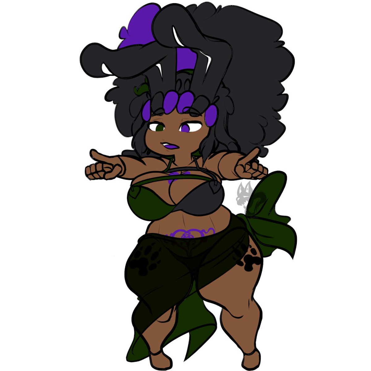 TheDrawMonster's tweet photo. Bikini Bun https://t.co/k7EudRRBUF