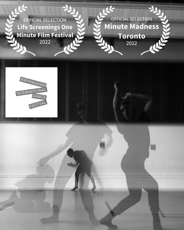 ‘𝗧𝗮𝗸𝗲 𝟭’ has almost reached the end of its film festival tour!

Director Devon Nelson
Editor &amp; Mentor James Williams 
Produced by Motion Dance Collective
Commissioned by <a href="/fabricdance/">FABRIC</a> for <a href="/BhamDanceFest/">Birmingham International Dance Festival</a>