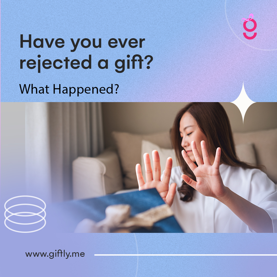 giftlydotme's tweet photo. Sometimes, you may have to reject a gift for a reason or two.
Maybe they were inappropriate for the occasion or it was the person giving it.🤔

What was the case in yours?

Let us know in the comments https://t.co/T2uzFZZtZ0