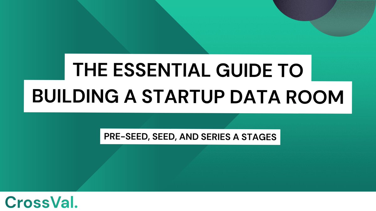 👀 Check out our latest blog that explores the critical elements of a well-structured data room for startups in various funding stages, including pre-seed, seed, and Series A. 

Access the full article here == > crossval.com/Blogs/Seriesa
