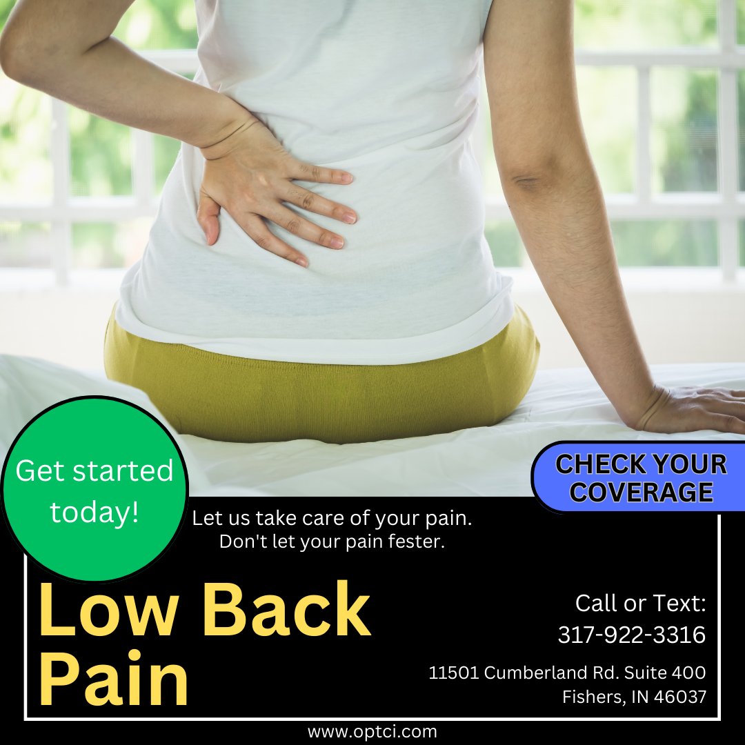 optciofficial's tweet photo. Get a quick recovery from back pain

🤙Call or text us to get advice from our professionals on speedy recovery of your pain or injury: 24/7
Phone Number: 317-922-3316

📍Address: 11501 Cumberland Rd. Suite 400 Fishers, IN 46037

#lowbackpain #backpainrelief #backpainexercises https://t.co/acjpNBX1XR
