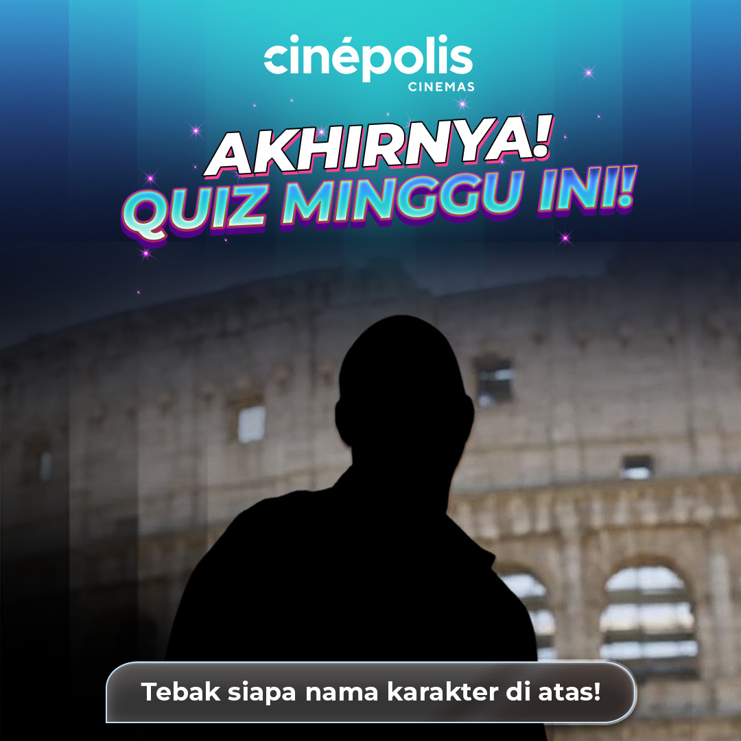 cinepolisID's tweet photo. Mau TIKET NONTON GRATIS dari Cinépolis Cinemas? Yuk follow @cinepolisID, RT tweet ini &amp; reply pertanyaannya.

5 pemenang akan mendapat masing-masing 2 tiket nonton!

🎉 Pemenang minggu lalu: @randmthng @Xhophone @Selvymee12 @dopaamiiineeee @Esthemesphere🎉

#CinepolisQuiz https://t.co/kYf9p63PKd