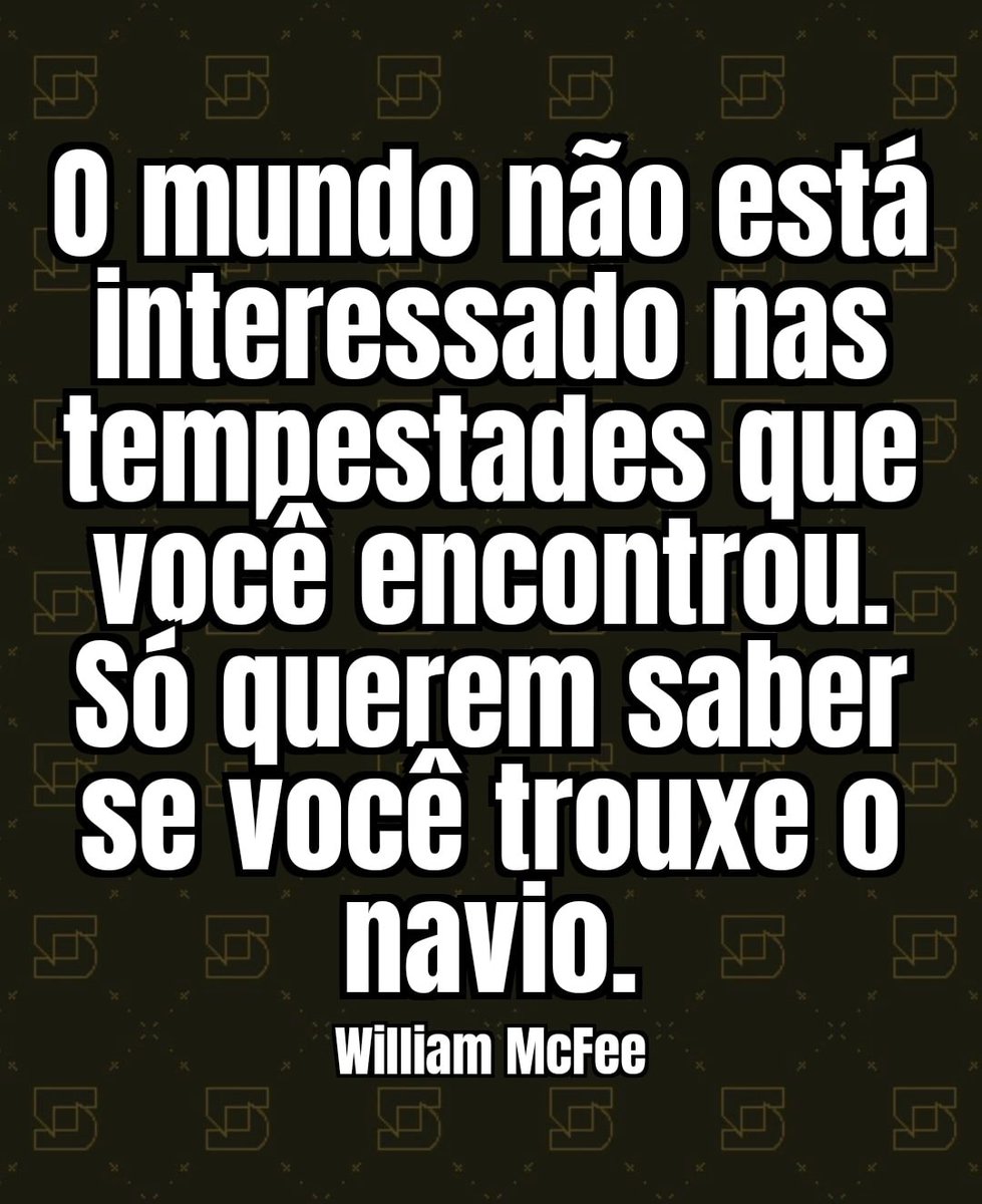 Sinco_Brasil's tweet photo. O mundo não está interessado nas tempestades que você encontrou. Só querem saber se você trouxe o navio.
William McFee
#WilliamMcFee #McFee #Sinco #41anos #Tradição #Desde1982 #Xeon #Intel #Kingston #Seagate #DataCenter #Servidor #Empreendedor #Empreendedorismo #Informatica https://t.co/dSIYjzHMOy
