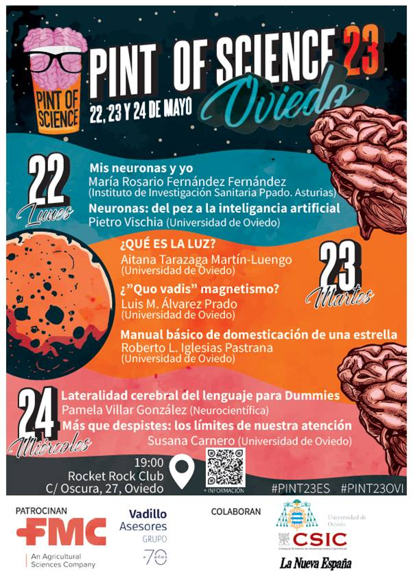tvaldessolis's tweet photo. ¡Qué ganas de que llegue el lunes! pero no porque sea como @farmagemma sino porque empieza #pint23ES y como os decía antes vuelve a Oviedo #pint23OVD con un programón.
🚩Rocket Bar ⏰19 h 🗓️22-24 mayo
Nuestros compañeros del @NanoCINN han cogido el relevo y mirad que pinta!!! https://t.co/OFppSwQYRq