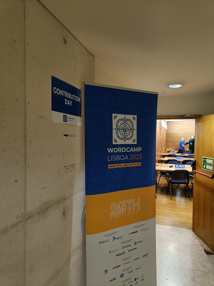 Contribution day started at WordCamp Lisboa 2023! Let's do this 💪#wclisboa