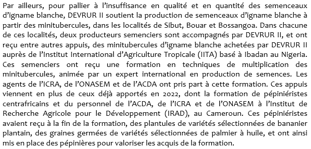 Enabel_en_RCA's tweet photo. #DevrurII accompagne la mise en place des plans de développement des filières agropastorales dans sa zone d’intervention
Financement @UEenRCA à travers le #fondsbêkou, @Enabel_en_RCA  met des semences à la dispositions des bénéficiaires et organise des formations. @jeanvanwetter https://t.co/vKUVzfM1ll