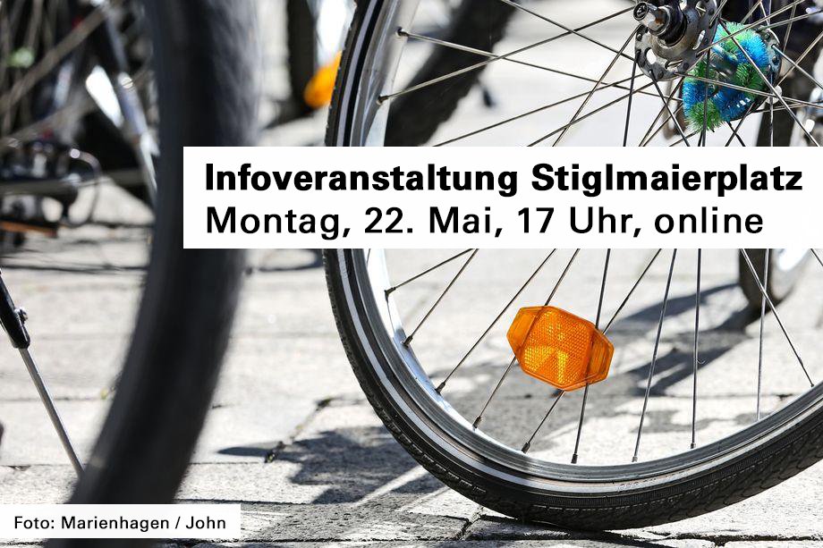 StadtMuenchen's tweet photo. Online-Infoveranstaltung zur Radentscheidsplanung Stiglmaierplatz
Interessierte können sich kommenden Montag digital über das aktuelle Vorhaben informieren und den zuständigen Verkehrsplaner*innen Fragen stellen. 
Alle Infos ➡️ https://t.co/K7rLIYbT9S https://t.co/nDLERh9ZPj