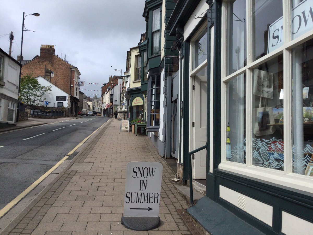 Sign is out = shop is open.  Call in for your cards and gifts, also Lle Llinos who also has these lovely plants outside.  #dinbych #denbigh. #lovelivelocal #northwales #shoplocal
