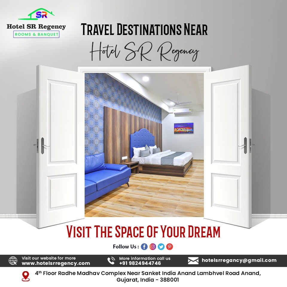 hotelsrregency's tweet photo. Best stays in Anand with utmost luxury and comfort  Enjoy  Holidays and Experience Jungle real beauty Anand, Gujarat 🎉 📷 https://t.co/rNd02Rre4c 📷#hotelsrregency #resort #hotel #travel #vacation #holiday #luxury #summer #nature #accomodation #travel https://t.co/v1f1LgzNWG