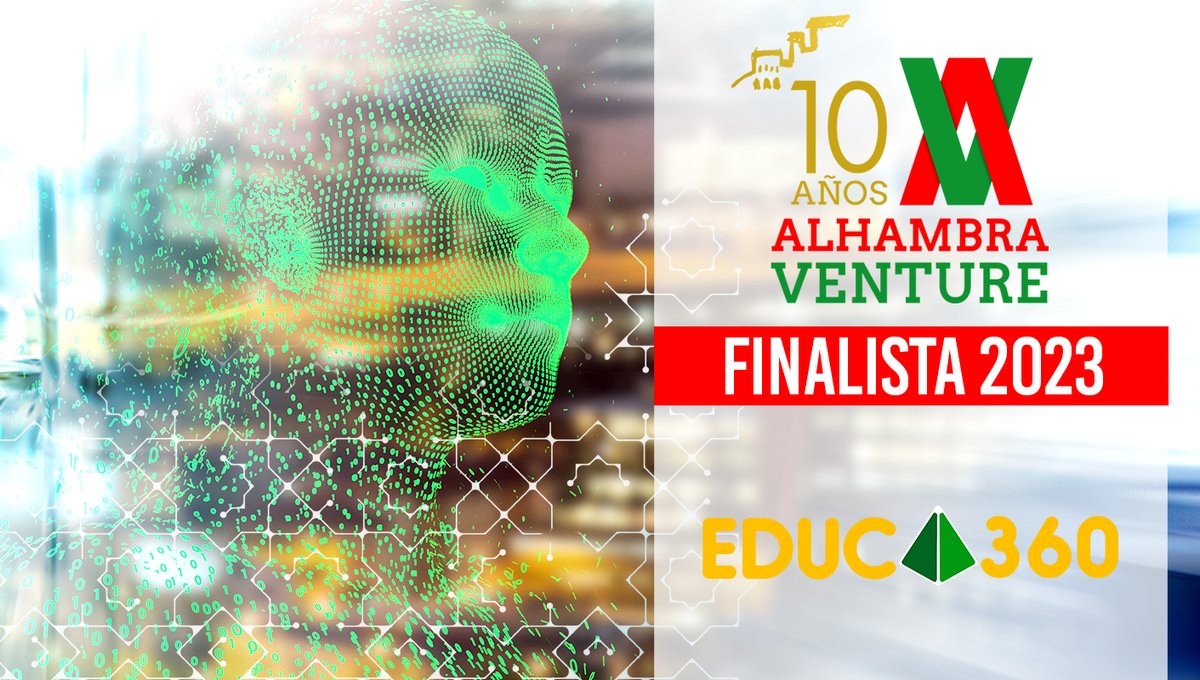 📢 ¡Educa360 ha sido seleccionada como finalista en la 10° Edición de <a href="/AlhambraVenture/">Alhambra Venture</a>! 

Estamos orgullosos de participar en este evento 🧑‍💼 de #startups innovadoras y tener la oportunidad de presentar el #Metaverso Educativo 🥽📚

¡Suerte a los nominados! 🍀 #AlhambraVenture23