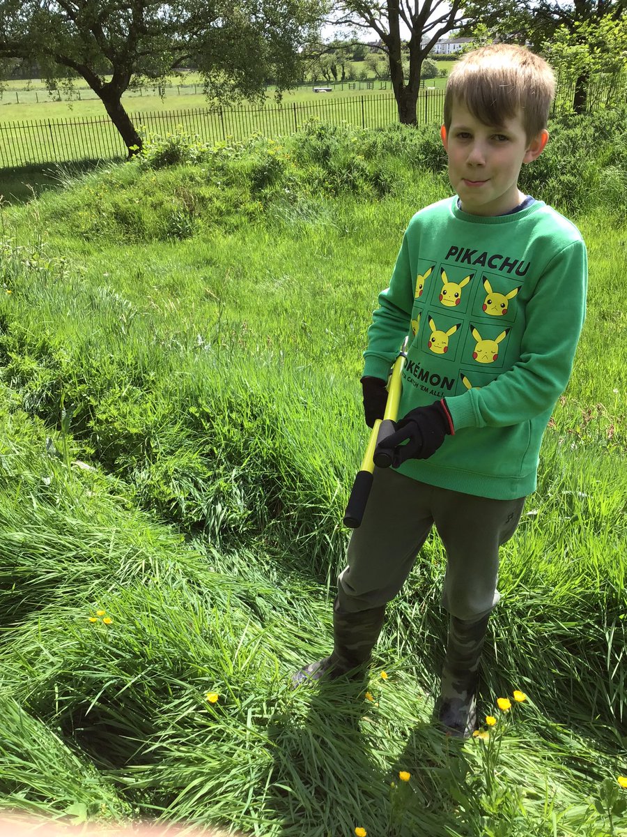 ForestSchBPS's tweet photo. @Lowry_BPS tried out our new loppers this week and started to form our hedgerows for wildlife. https://t.co/ik8N6g6Goa