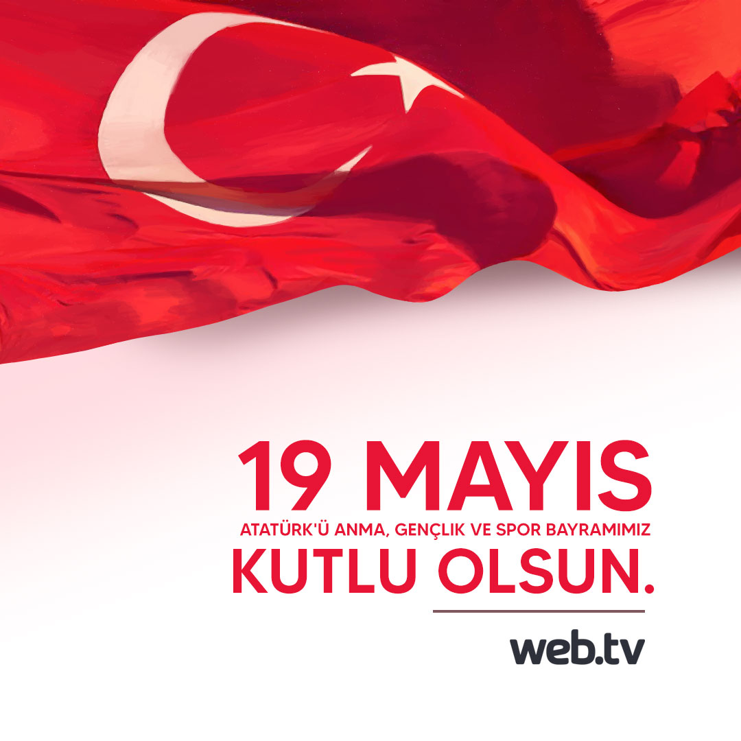 19 Mayıs Atatürk'ü Anma, Gençlik ve Spor Bayramımız Kutlu Olsun.

#19MayısGenclikveSporBayramı