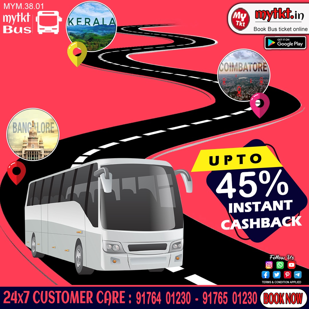 mytkt_in's tweet photo. "One's destination is never a place, but a new way of seeing things"
Offer: Get upto 45% instant cashback on every bus ticket booking
Find us on:https://t.co/tPQd5VkO98
#MYTKT #destinations #traveling #tripleot #offer #cashback #travelphotography #SpecialOne #travelblogger https://t.co/8KNey02t43