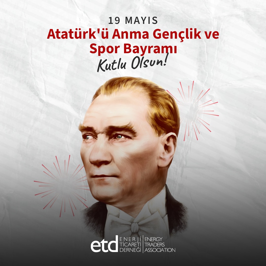 Atatürk'ü Anma, Gençlik ve Spor Bayramı Kutlu Olsun.