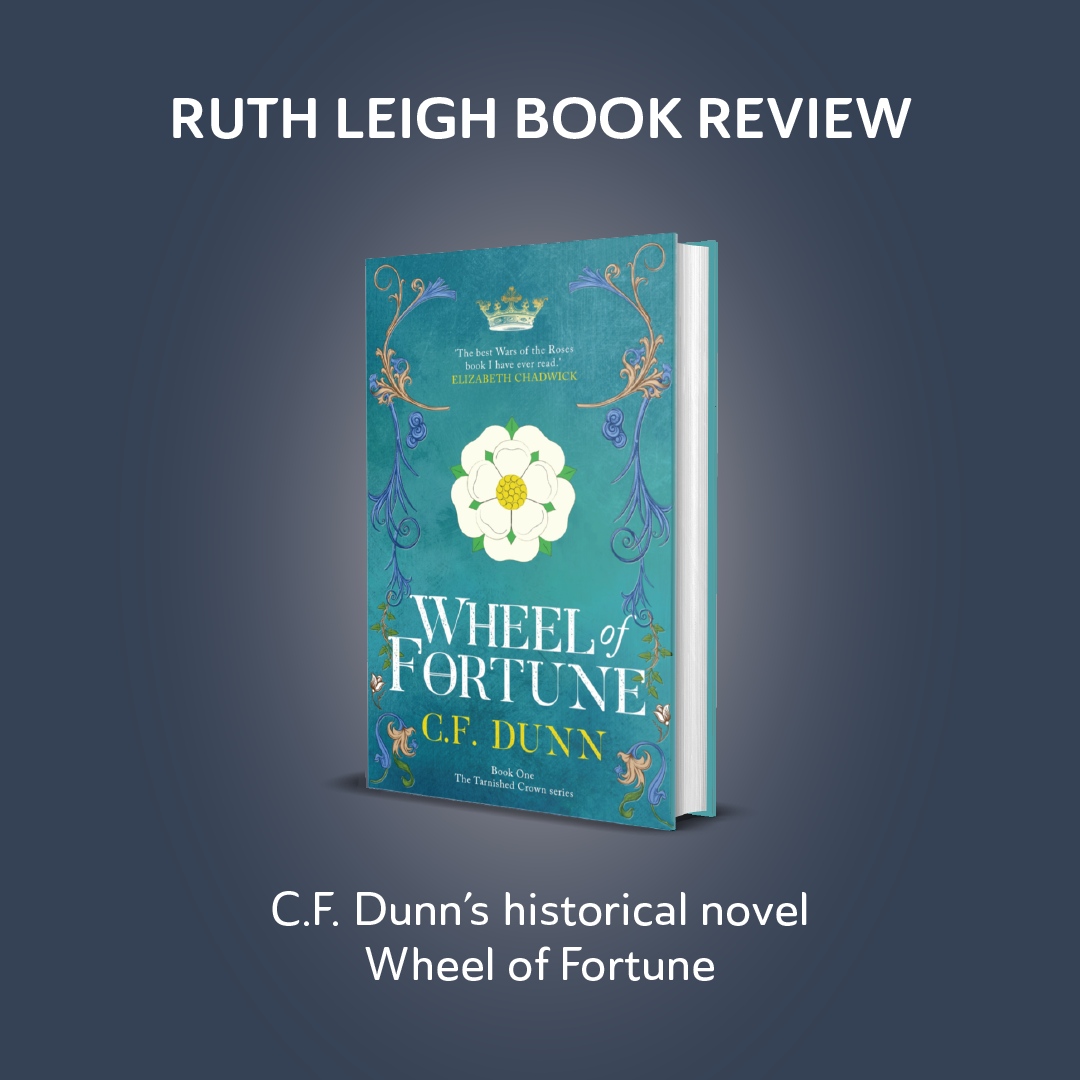 As part of a blog tour celebrating the launch of C.F. Dunn's #historicalnovel, Wheel of Fortune, Ruth interviews the #author herself here. 

ruthleighwrites.co.uk/book-reviews/c…

Wheel of Fortune is out 20/05/23 on Amazon

#warsoftheroses #britishhistory #newbook #bookrecommendations