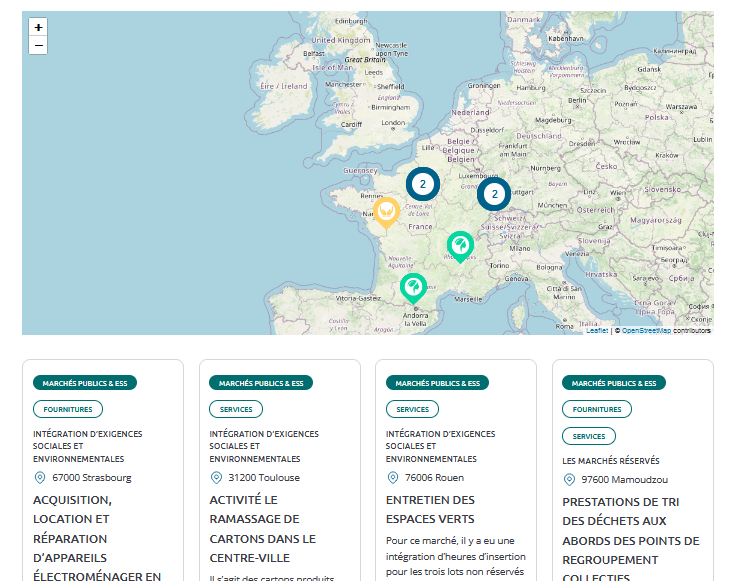 ASER_ESS's tweet photo. #SASER Découvrez nos fiches de retours d'expérience #MarchésPublics & #ESS, une mine d'infos précieuses pour les #AcheteursPublics & #collectivités !
📌https://t.co/5sCEf2fFKg
Une initiative @ESS_France et #CRESS avec le soutien de la @GMF_assurances
#CommandePublique #RSE #ODD https://t.co/KwdccFaajx