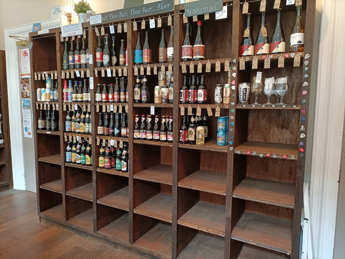 CURRENT STOCK SITUATION
R -9🤠

LOCAL CANS
Poor. Remaining few in fridge.
Enough Jakehead &amp; Hickey to last the weekend 😀

LOCAL BOTTLES
Getting low

CONTINENTAL/TRAPPIST
Decent. All 25% off

SPIRITS
Good selection. All 25% off.

WINES
Handful left. All 25% off

FRIDGE
OK
For now