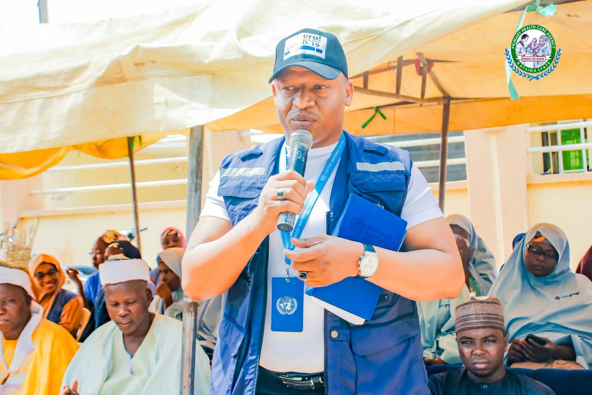 WHONigeria's tweet photo. @WHO supports the Katsina state in an integrated Fractional injectable Polio Vaccine (fIPV) &amp; novel Oral Polio Vaccines  (nOPV) -  vaccination campaign, targeting over 2.8m children to interrupt ongoing transmission of circulating Variant Poliovirus  (cVPV2) in neighboring States https://t.co/SCVK9HSwQt