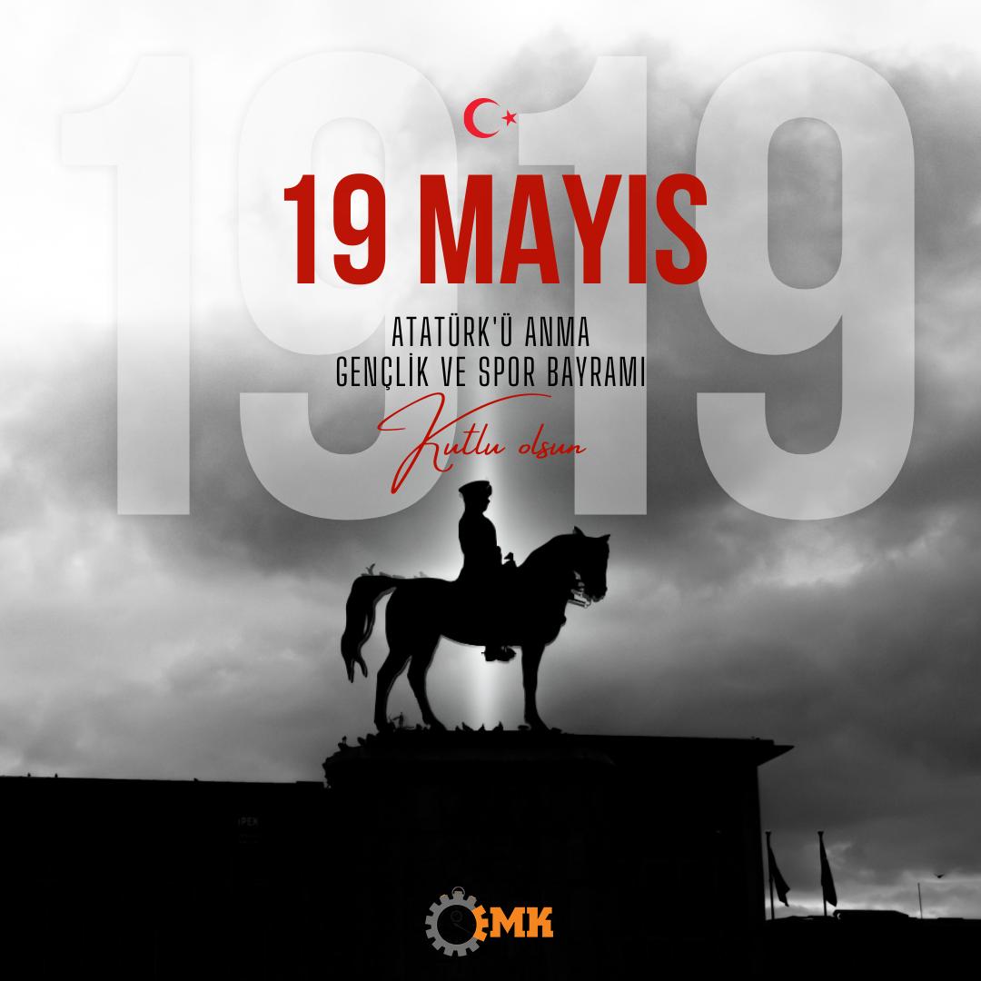 19 Mayıs Atatürk'ü Anma, Gençlik ve Spor Bayramı kutlu olsun! 🇹🇷