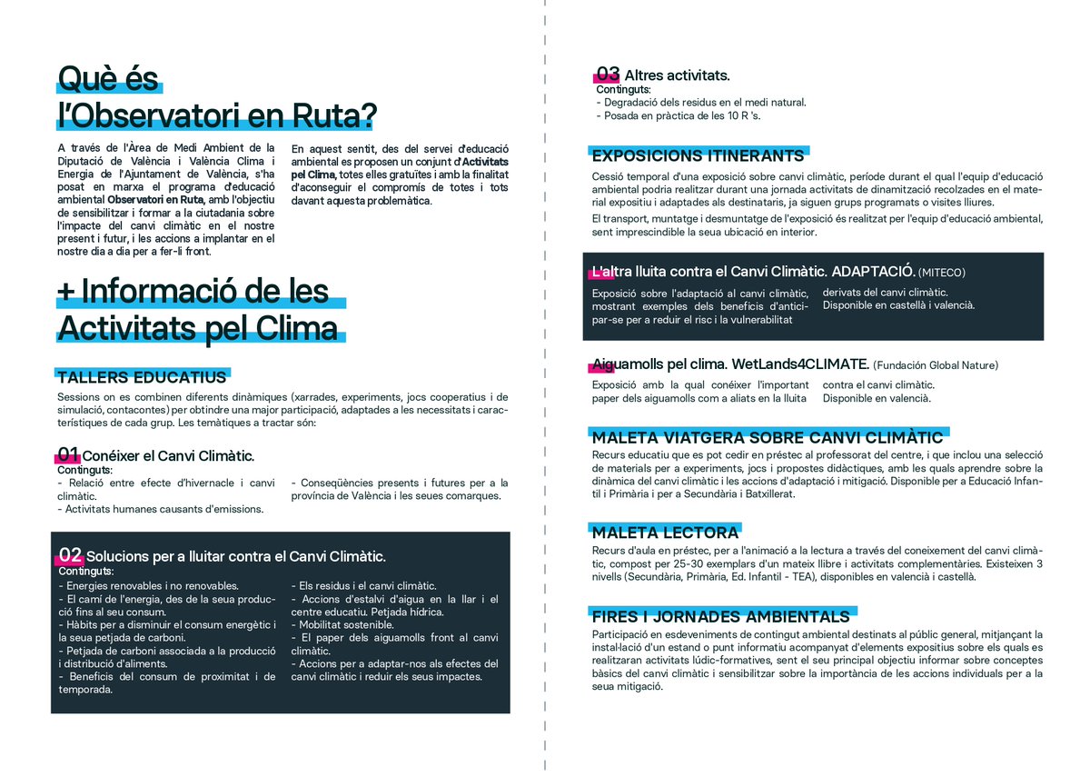 😊Has vist que l’#OeR ofereix una nova activitat?

🌩 Es tracta de la Maleta Lectora sobre #CanviClimàtic.

😎Recorda que l’#OeR també participa en escoles d’estiu, campaments urbans o fires.

📲 Sol·licituds: 677 629 888 / oer@climaienergia.com