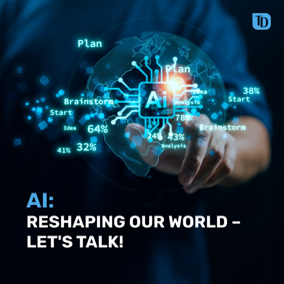 tateeda's tweet photo. 🤖 Artificial Intelligence (AI) is a game-changing technology reshaping our world. Is it the sole solution to our complex challenges, or do you worry about its societal impact? Let's delve into this topic! 

#AI #TechRevolution #SocietyDebate https://t.co/joNLRG1oeZ