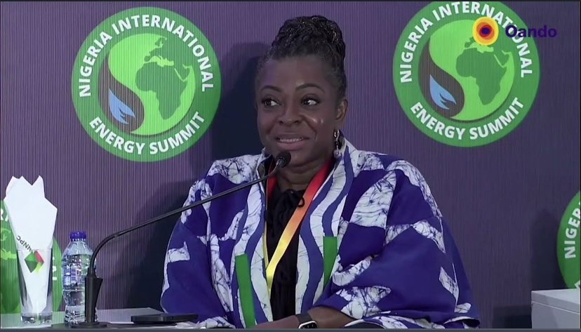 Oando_PLC's tweet photo. #FlashbackFriday to the Nigeria International Energy Summit held in Abuja last month where our Chief Compliance Officer and Company Secretary, Ms Ayotola Jagun shared insightful views on compliance in the energy sector.

Click the link to watch the video and gain more insights on the discussions held at the summit.

https://t.co/8wlFXXecWG 

#OandoAtNIES #NigerianInternationalEnergySummit #CleanEnergy #SustainableEnergy #EkoisEco