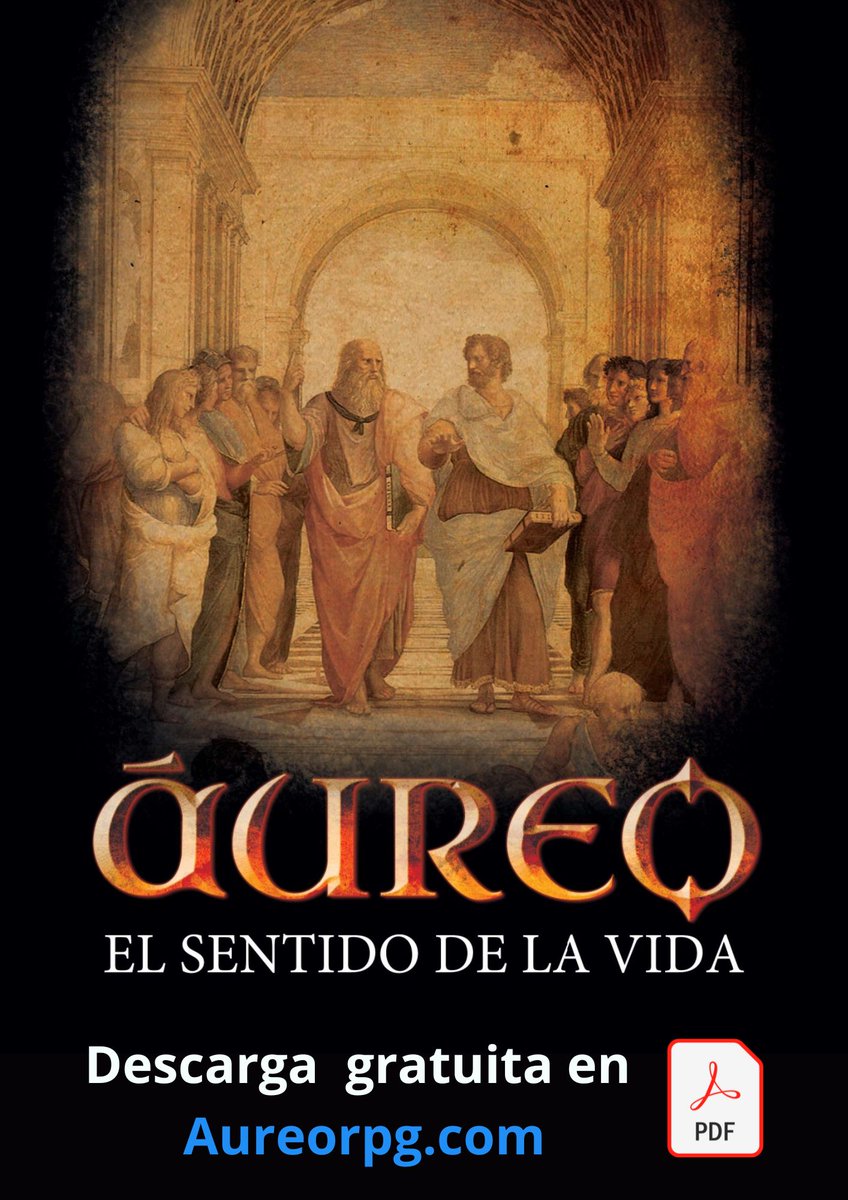 Descarga de forma gratuita desde nuestra web la última aventura de Áureo: 'El sentido de la Vida': una apuesta contra un dios, filósofos y comedia. #rol #mitología #ÁureoRPG #rolgratis
aureorpg.com/?attachment_id…