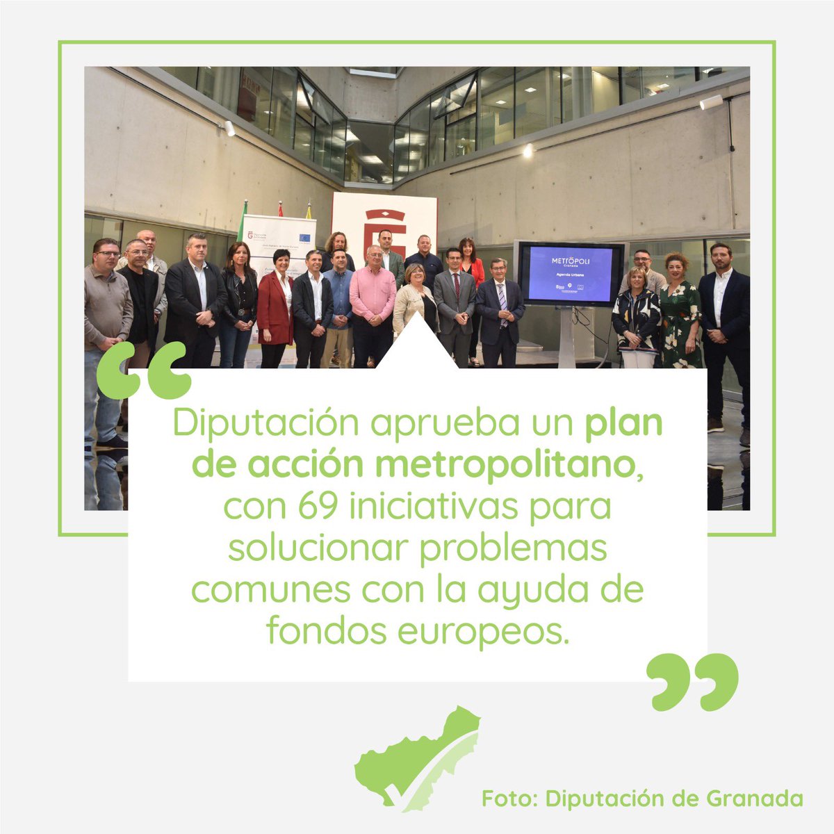 Diputación de Granada aprueba un plan de acción con 69 iniciativas para solucionar problemas comunes con la ayuda de fondos europeos. 

granadadigital.es/diputacion-apr…