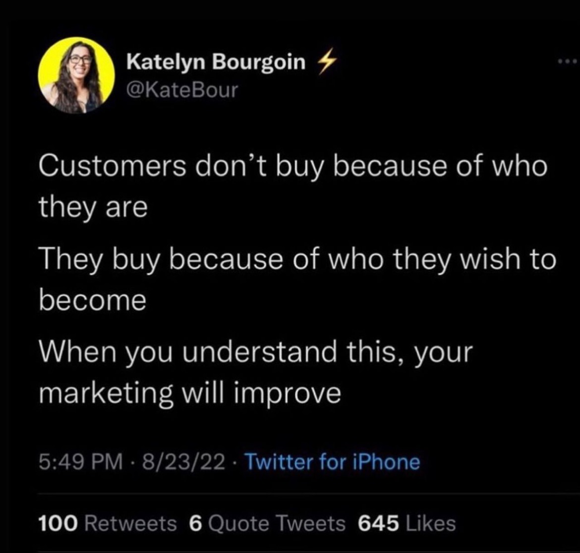 Solid insight.

#fridaythoughts #fridayfunny #marketingandadvertising #marketingconsultancy