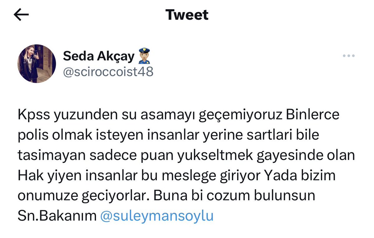 sciroccoist48's tweet photo. @suleymansoylu 
@ParkurAnkara 
@EmniyetGM 
@Pomem30Donem 
@paedutr 

 #10katıkuralıkaldırılsın https://t.co/O3F3lUROz6