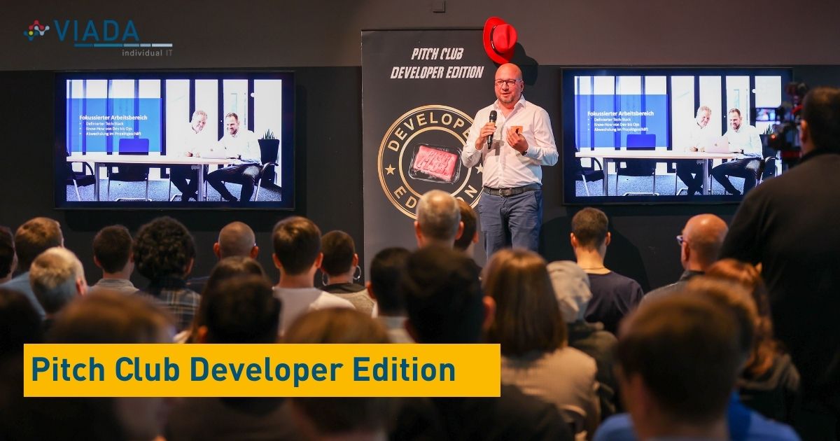 ViadaGmbHCoKG's tweet photo. Viada beim Pitch Club Developer Edition 😊
Vergangene Woche waren wir zu Gast bei der Pitch Club Developer Edition #145 in Dortmund, um uns als Arbeitgeber vorzustellen.
Wir haben viele coole Gespräche geführt und hatten einen schönen Abend.
#viada #event #softwareentwicklung https://t.co/l0A0X4eUHv