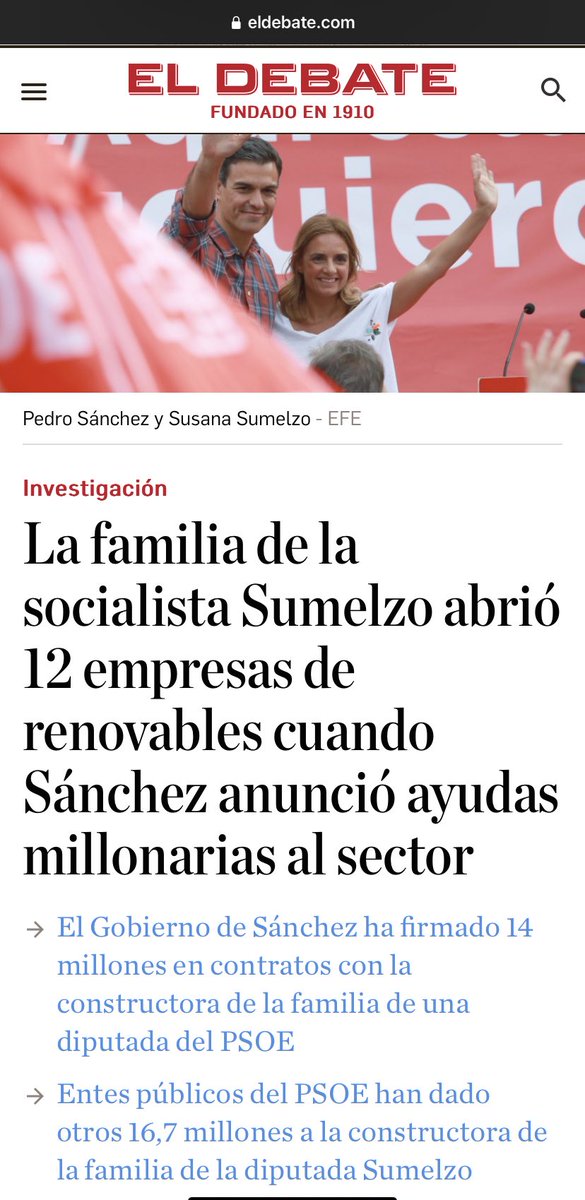 El partido de Yolanda Díaz en Melilla compra votos y la familia de la socialista Susana Sumelzo recibió 14 millones de euros en subvenciones, la izquierda española es como la Camorra Italiana pero sin el como.