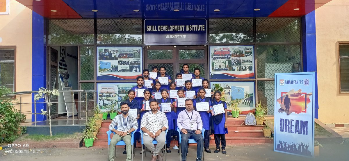 310iSkilling's tweet photo. Successful completion of Batch 24 of Multifunctional Administrative Executive under the Management, Entrepreneurship &amp; Professional Skills sector @MEPSCindia at SDI-Visakhapatnam. Thank you for your support @sdivisakh.@310iSkilling @the310i https://t.co/2cK5P1zw41