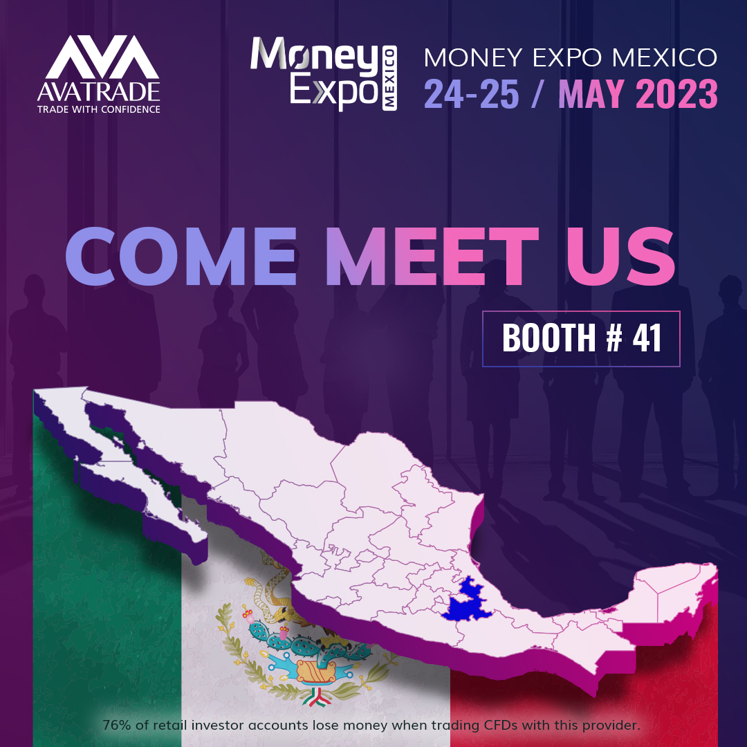 AvaTrade's tweet photo. Viva La Mexico! Join #AvaPartner at Money Expo Mexico, May 24th and 25th at booth #41 to check out all of our latest #innovations and see how we can help you achieve more.
Learn more about the conference 👉 https://t.co/LMVB9rsJTu https://t.co/cApsQgjkwV