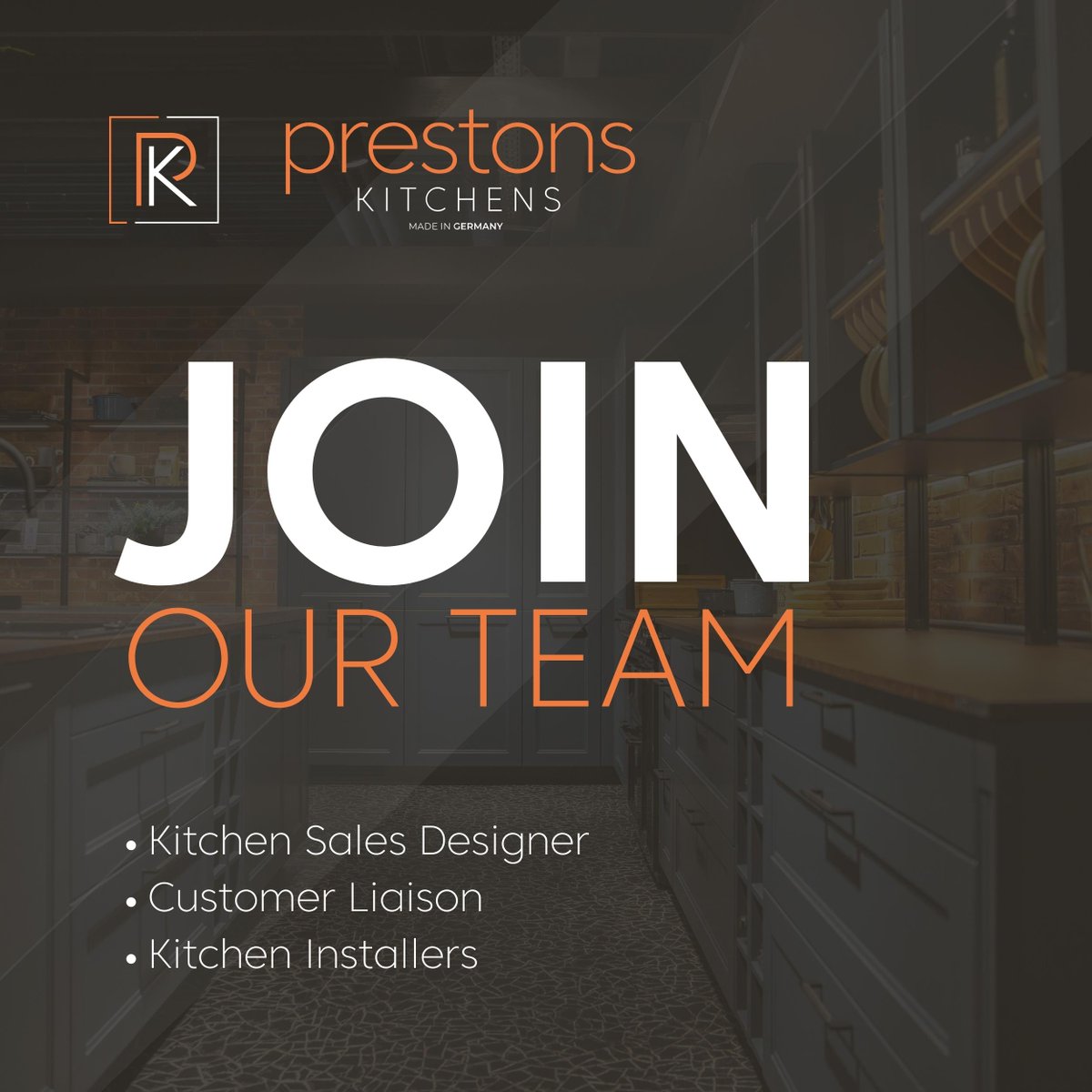 As a growing company, we are always on the lookout for the best talent to join our team 
in a variety of roles including #KitchenSales, #KitchenInstallation and #KitchenDesign

Check out our website for our current #JobOpportunities

prestonskitchens.co.uk/careers/

#prestonskitchens