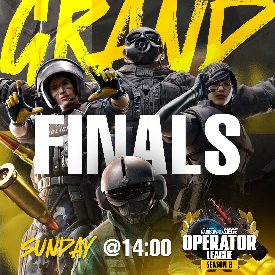 "Eye in the sky is ready to go." 💪

Get ready for all the action this weekend! Join us on twitch.tv/mettlestate to see who will win the S2 Operator League title! 📽️🤩

Semi-finals👉 Sat. 14:00SAST
Grand Finals👉 Sun. 14:00SAST

<a href="/ubisoftza/">Ubisoft South Africa 🇿🇦</a>

#RainbowSixSiege #OperatorLeague #S2