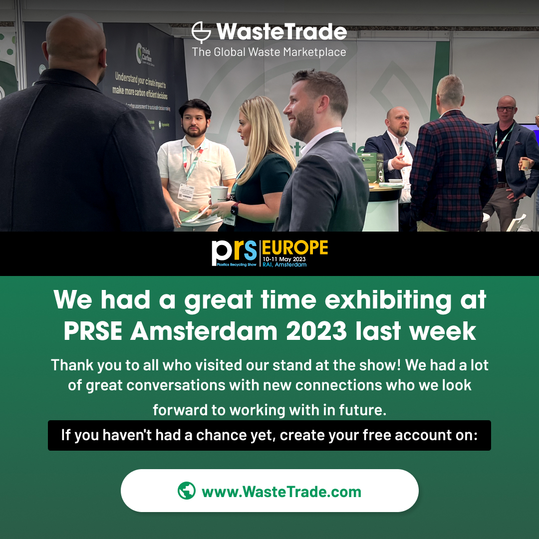 wastetrade's tweet photo. This year’s PRSE Amsterdam 2023 trade show was an amazing event to be a part of.

 Register your free account on https://t.co/tgVIQ2myv0.

https://t.co/k1BxKLDqWa

 #waste #recycling #wastemanagement #circulareconomy #plasticrecycling #plastic #plastics #PRSE2023 https://t.co/yCFqpZse0H