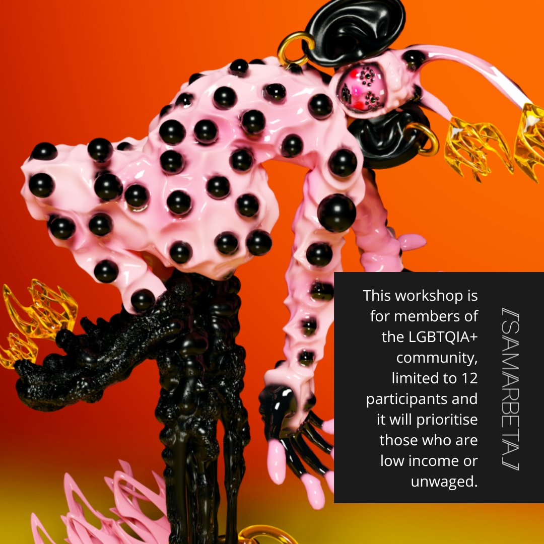 As part of <a href="/boramurmure/">BORA</a>'s residency, they will be running a workshop on Sun 11 June in 3D character &amp; world creation. It's for members of the LGBTQIA+ community, limited to 12 participants &amp; will prioritise those who are low income or unwaged.

Apply here: ow.ly/wqKb50OrlcH