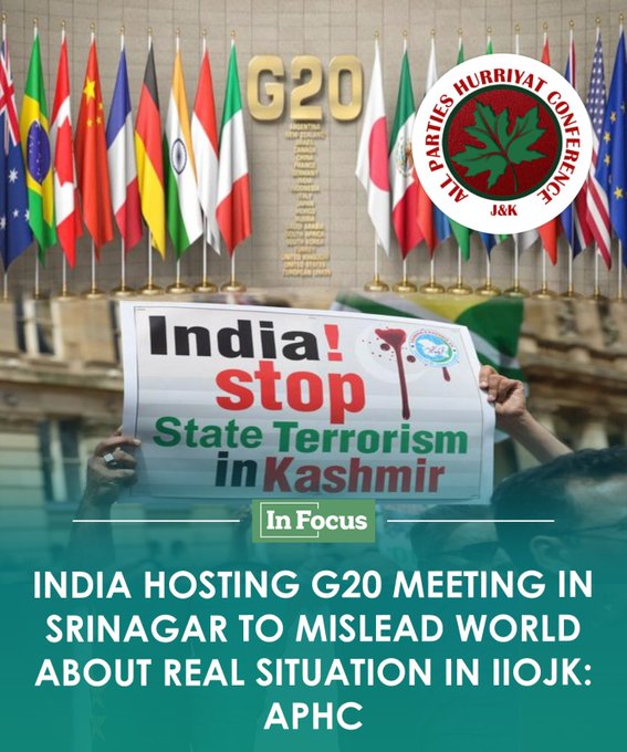 MrKumar1287's tweet photo. By ignoring human rights violations in IIOJK, G20 undermines its credibility as a promoter of peace and justice. It's time for member nations to come together and take a firm stance against these violations. No more silence. Accountability is needed #G20IgnoringHRViolationInIIOJK https://t.co/n1selnehHT