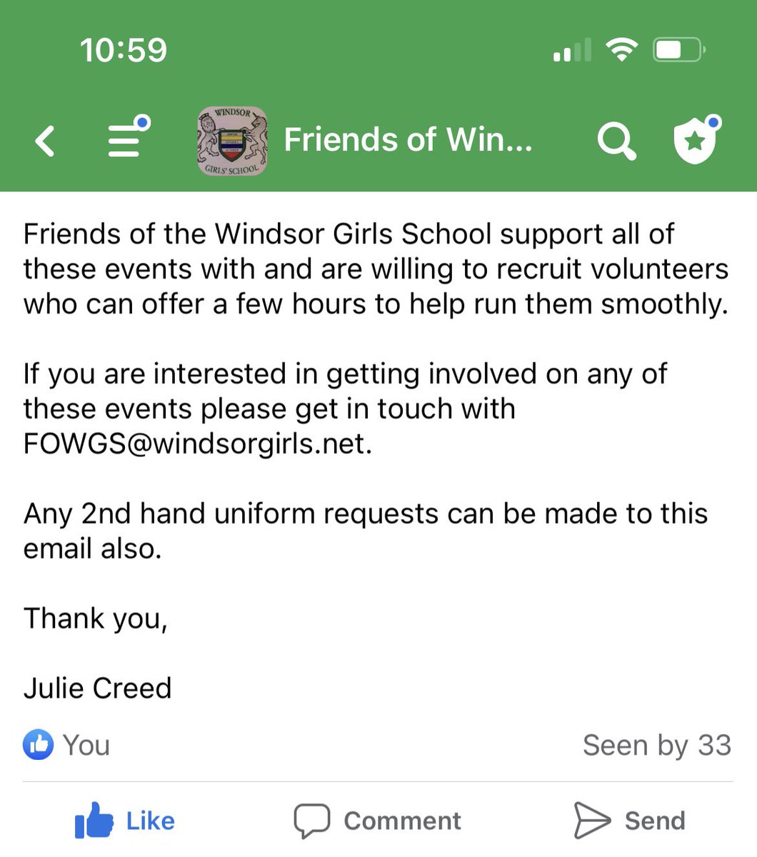 Friends of Windsor Girls’ School tweet media