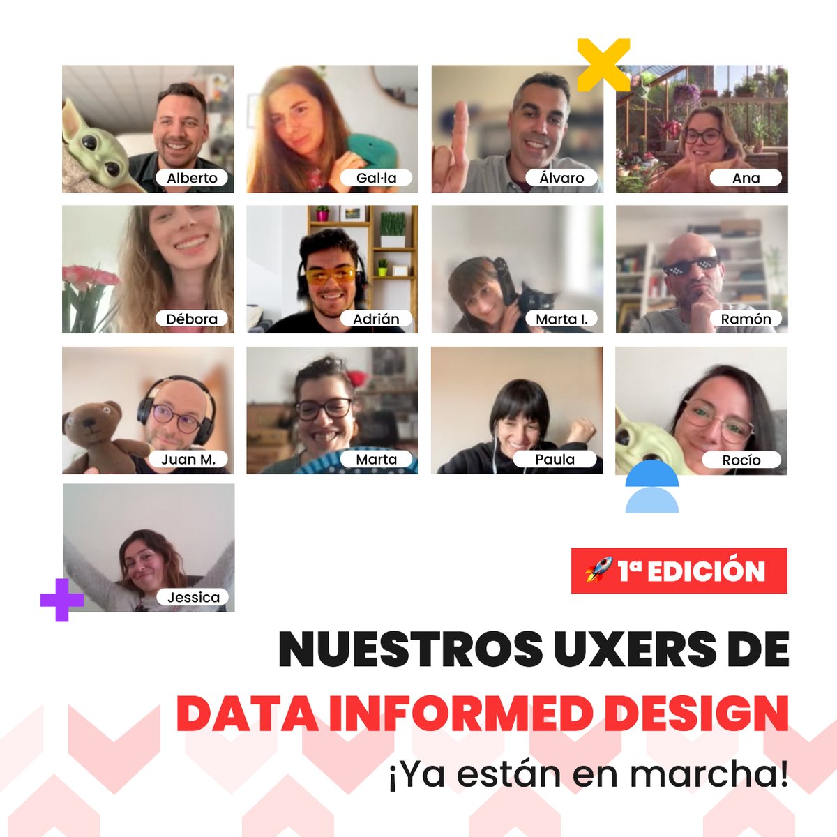 uxerschool's tweet photo. 🚀 ¡Ya estamos listos! Ahora solo toca disfrutar haciendo y aprendiendo.
🎉 Bienvenidxs a esta primera edición tan especial de #Data estamos seguros que este curso de especialización marcará un antes y un después en la trayectoria profesional de nuestro #UXERS https://t.co/h0XsBrVPig