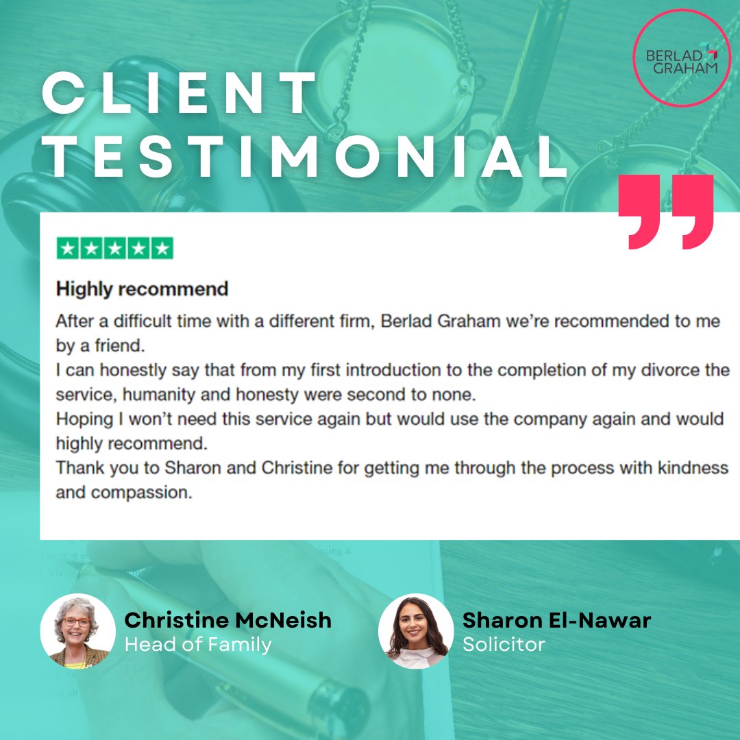 Amazing 5 star review left on our Trustpilot page by a happy client 😀 

#BerladGrahamSolicitors #happyclientreview #trustpilotreviews #5starreview #solicitorsuk #legaladvice #familylawsolicitor #divorcesolicitor #divorcelawyer #uxbridge #Shropshire #separation #lawfirm