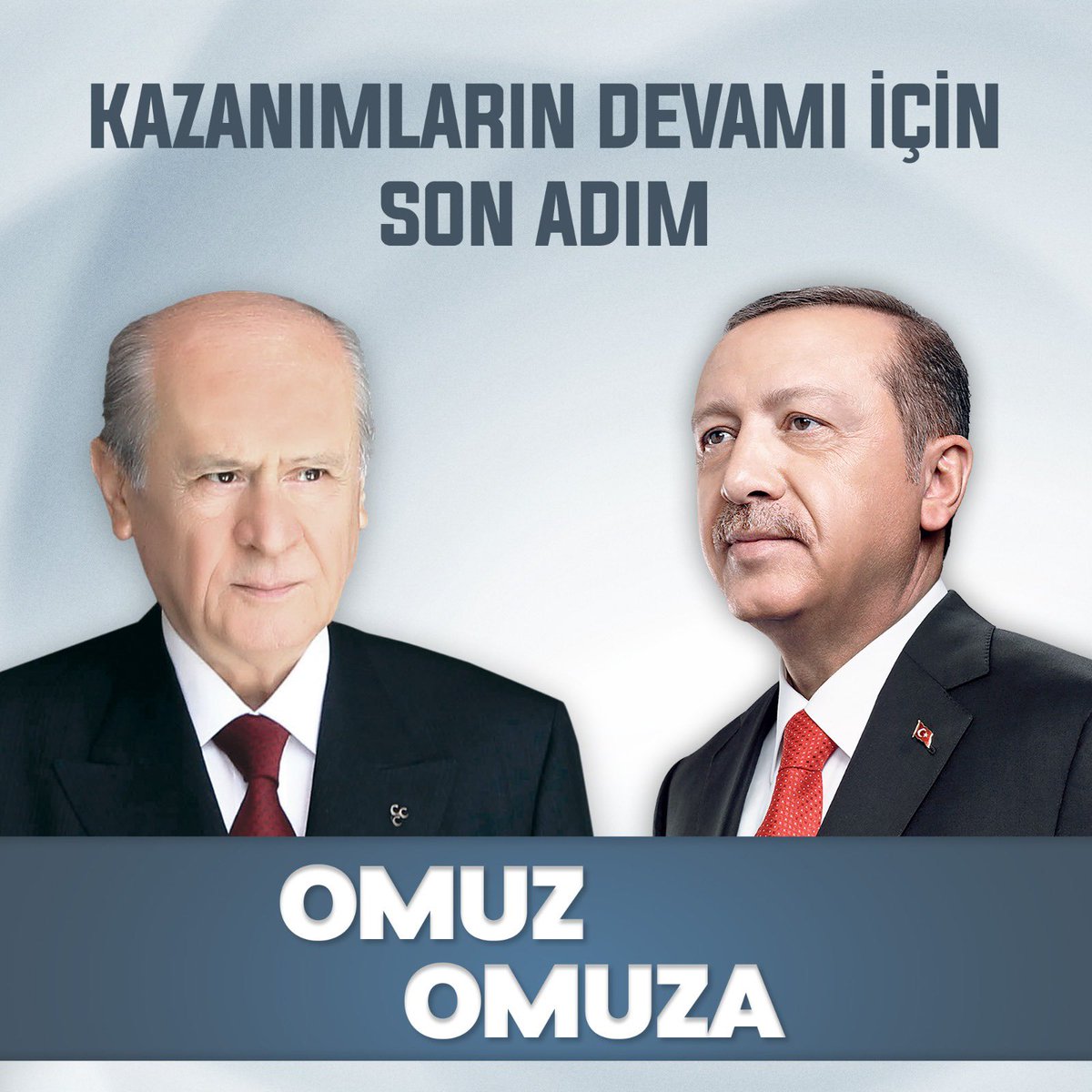 ayyildirim1's tweet photo. Kazanımların Devamı İçin Son Adım
OMUZ OMUZA https://t.co/3eUcYZGDbA